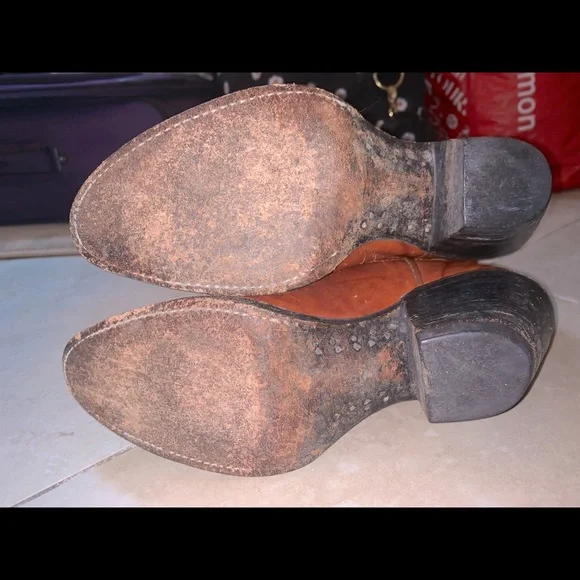 Larry Mahan Women's Vintage Authentic and Rare Cowboy Western Boots Sz 5.5 - Picture 7 of 13